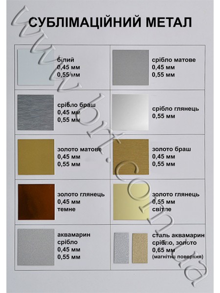 Метал для друку